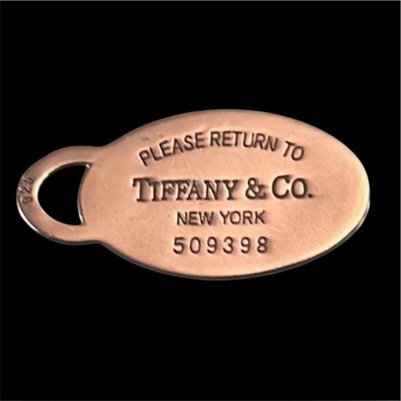 Tiffany & Co. Jewelry - Tiffany & Co. Retired 925 Sterling Siver Tag with Box and Dust Bag